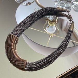 Wide necklace